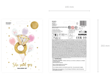 Preview: JGA SET: Hochzeitsring Set - Mix